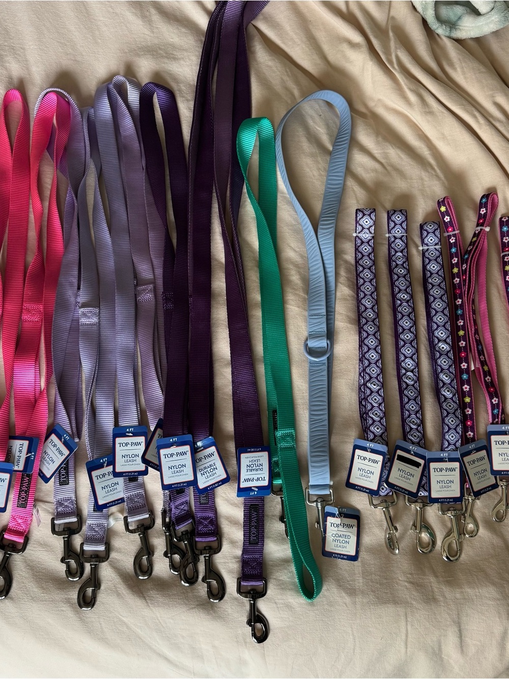 Top Paw Nylon Dog Leash Lot of 20